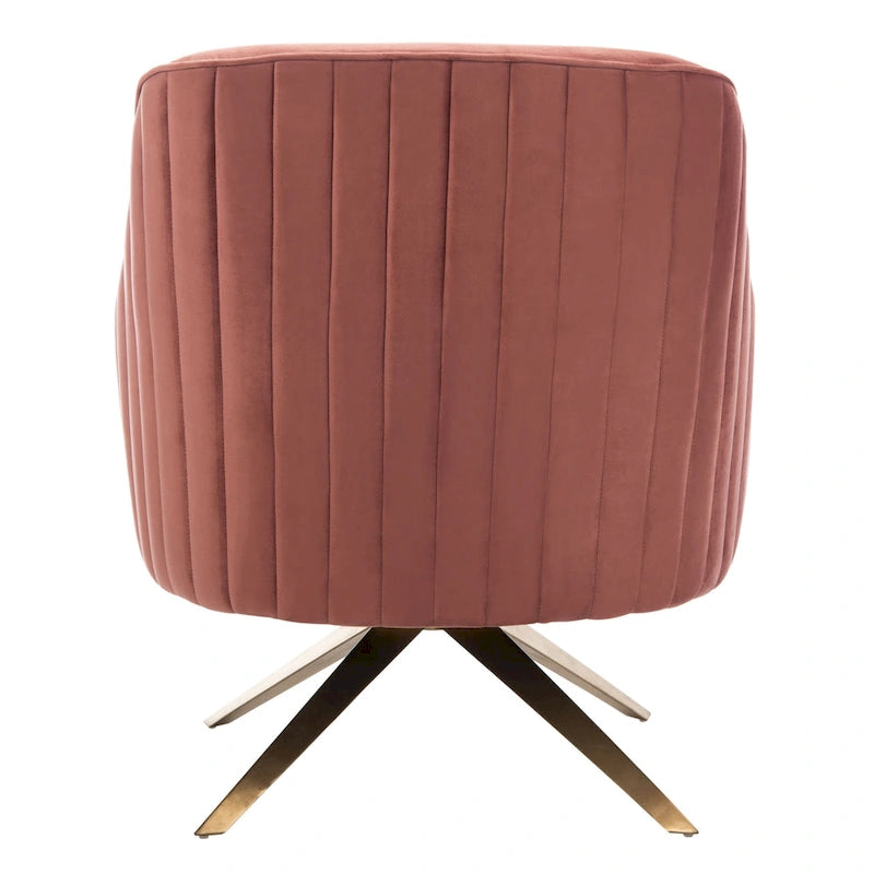 SAFAVIEH Couture Gitza - Fauteuil d'appoint cannelé - 28x30x32 po (LxlxH)