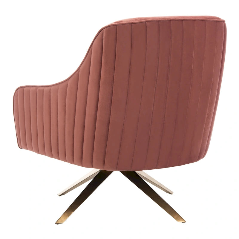 SAFAVIEH Couture Gitza - Fauteuil d'appoint cannelé - 28x30x32 po (LxlxH)