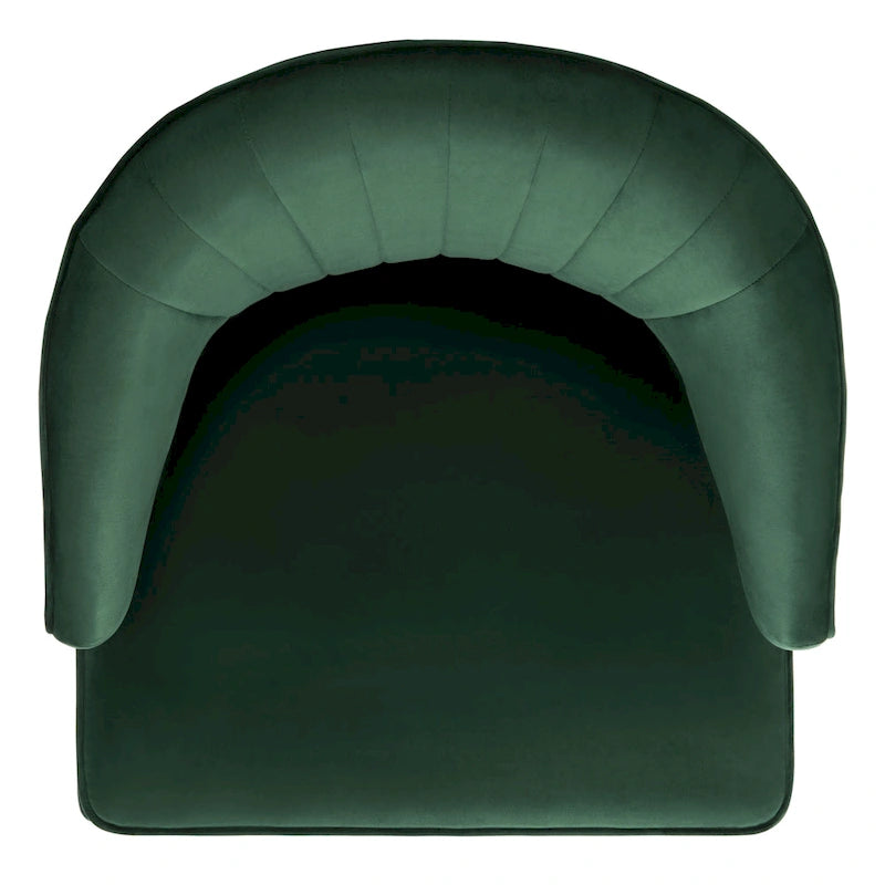 SAFAVIEH Amalia, fauteuil d'appoint en velours à oreilles - 26,8 x 28 x 31,9 - 27Lx28Px32H