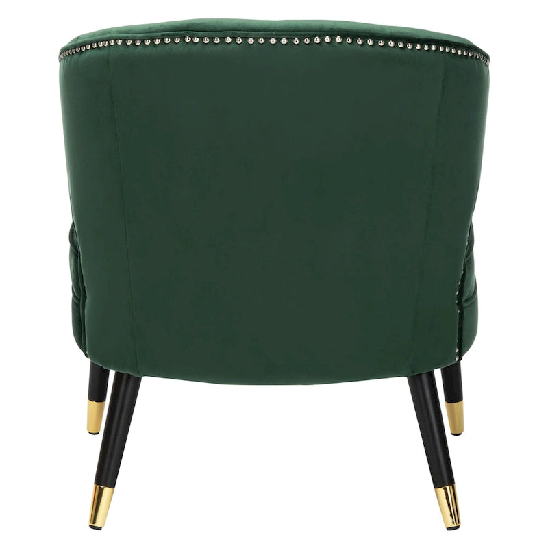 SAFAVIEH Amalia, fauteuil d'appoint en velours à oreilles - 26,8 x 28 x 31,9 - 27Lx28Px32H