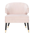 SAFAVIEH Amalia, fauteuil d'appoint en velours à oreilles - 26,8 x 28 x 31,9 - 27Lx28Px32H