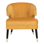 SAFAVIEH Amalia, fauteuil d'appoint en velours à oreilles - 26,8 x 28 x 31,9 - 27Lx28Px32H
