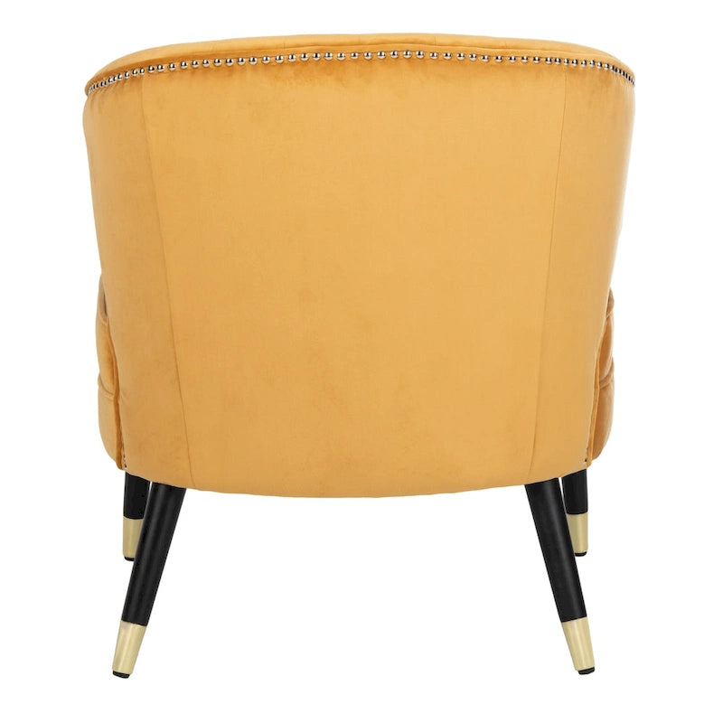 SAFAVIEH Amalia, fauteuil d'appoint en velours à oreilles - 26,8 x 28 x 31,9 - 27Lx28Px32H
