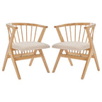 SAFAVIEH Carlota Chaise de salle à manger à barreaux (Lot de 2) - 23 L x 23 P x 30 H - 22Lx22Px30H