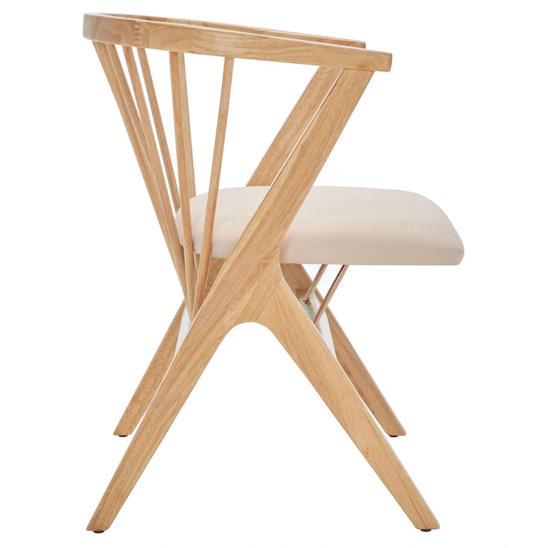 SAFAVIEH Carlota Chaise de salle à manger à barreaux (Lot de 2) - 23 L x 23 P x 30 H - 22Lx22Px30H