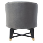 Chaise d'appoint pivotante Ginetta SAFAVIEH Couture - 24 L x 26,8 P x 26 H - 24Lx27Px26H