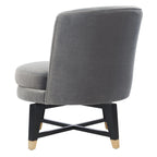 Chaise d'appoint pivotante Ginetta SAFAVIEH Couture - 24 L x 26,8 P x 26 H - 24Lx27Px26H