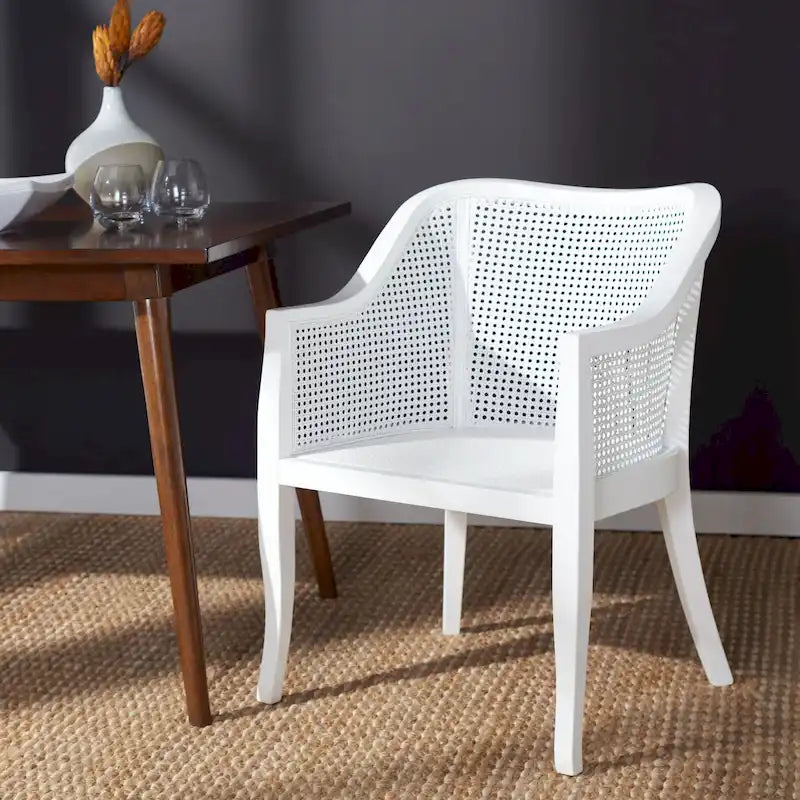 Chaise de salle à manger Olar Cane de SAFAVIEH - 23.6 x 23.8 x 32.7 - 24Lx24Px33H