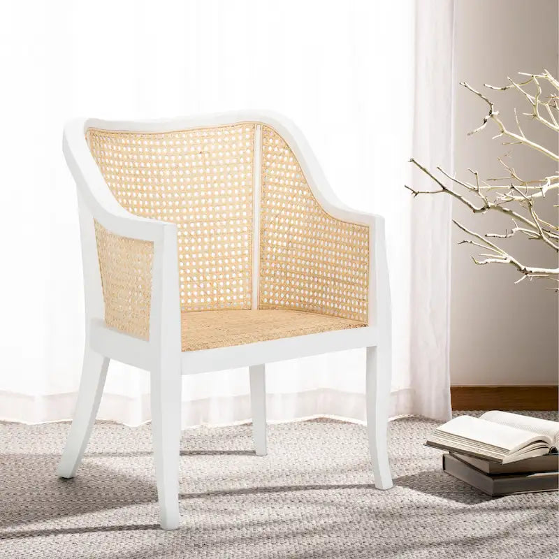 Chaise de salle à manger Olar Cane de SAFAVIEH - 23.6 x 23.8 x 32.7 - 24Lx24Px33H