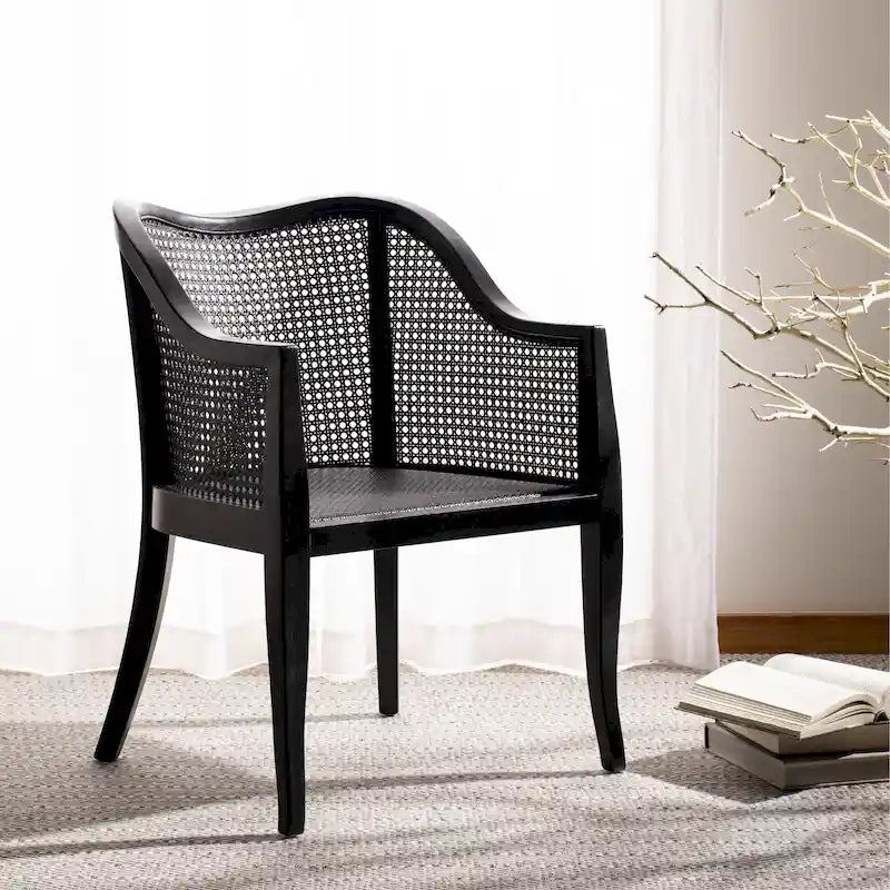 Chaise de salle à manger Olar Cane de SAFAVIEH - 23.6 x 23.8 x 32.7 - 24Lx24Px33H