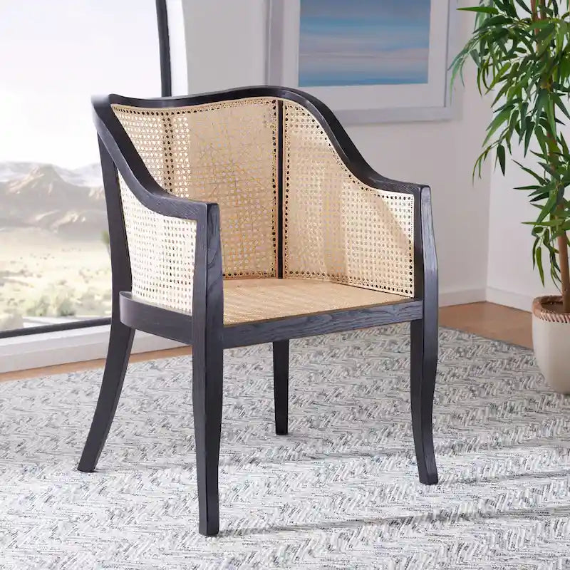 Chaise de salle à manger Olar Cane de SAFAVIEH - 23.6 x 23.8 x 32.7 - 24Lx24Px33H