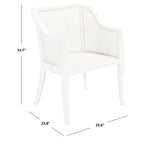 Chaise de salle à manger Olar Cane de SAFAVIEH - 23.6 x 23.8 x 32.7 - 24Lx24Px33H