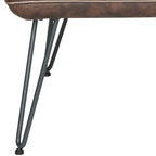 SAFAVIEH Idamae Fauteuil en similicuir moderne du milieu du siècle - 29Lx28Px33H