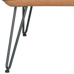 SAFAVIEH Idamae Fauteuil en similicuir moderne du milieu du siècle - 29Lx28Px33H