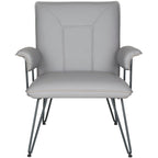 SAFAVIEH Idamae Fauteuil en similicuir moderne du milieu du siècle - 29Lx28Px33H