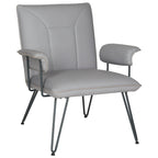 SAFAVIEH Idamae Fauteuil en similicuir moderne du milieu du siècle - 29Lx28Px33H