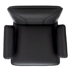 SAFAVIEH Idamae Fauteuil en similicuir moderne du milieu du siècle - 29Lx28Px33H