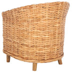Fauteuil tonneau SAFAVIEH Charla en rotin avec coussin – 29,1 x 27,2 x 32,7 – 29 la. x 27 prof. x 33 h.
