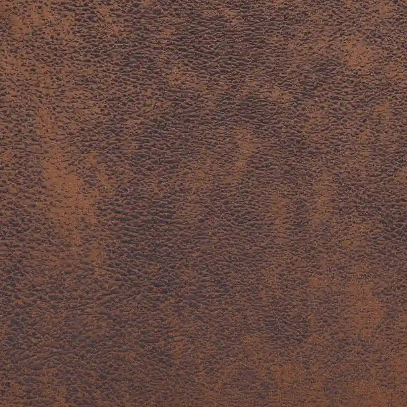 vidaXL Fauteuil cubique en similicuir suédé marron - 33 x 24.4 x 28.7