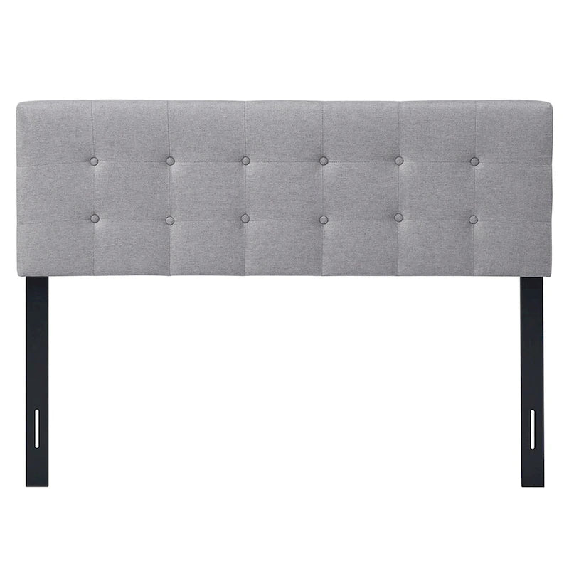 Costway Tête de lit taille double/grand lit en tissu de lin capitonné - Voir détails