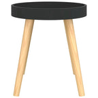 vidaXL Table d'appoint ronde en bois d'ingénierie et pin massif - 15x15x15.7