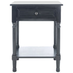 SAFAVIEH Eleanore Table de chevet à 1 tiroir et étagère inférieure - 48,3 L x 40,1 P x 66 H cm - 48,3Lx40,6Px66H