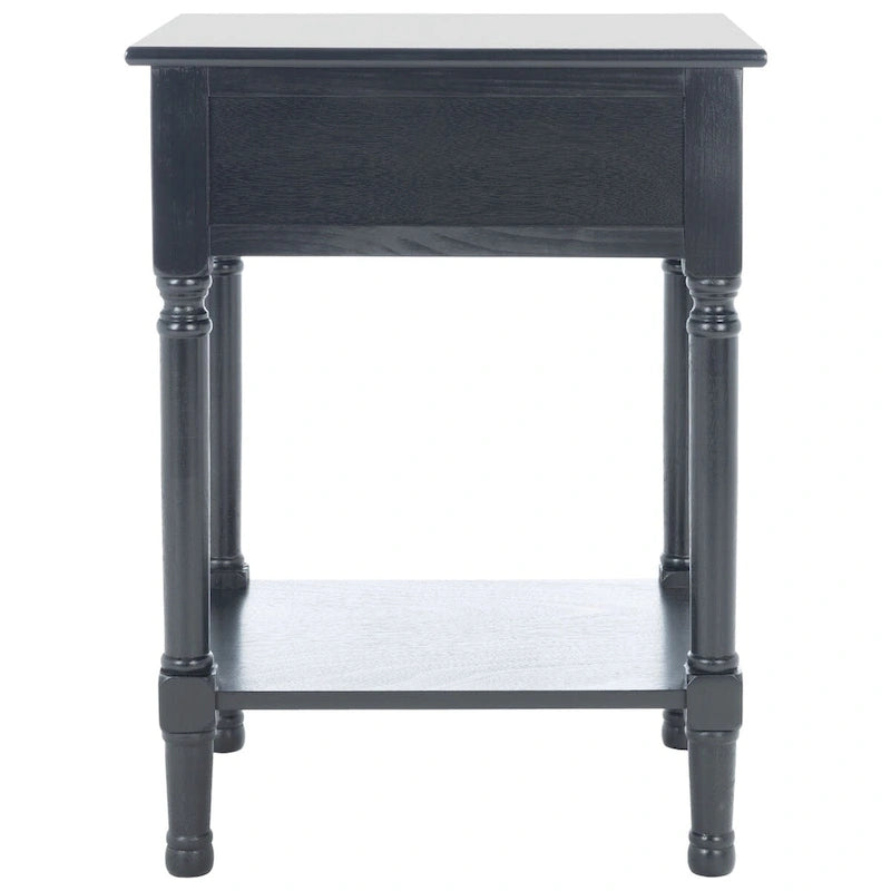 SAFAVIEH Eleanore Table de chevet à 1 tiroir et étagère inférieure - 48,3 L x 40,1 P x 66 H cm - 48,3Lx40,6Px66H
