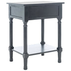 SAFAVIEH Eleanore Table de chevet à 1 tiroir et étagère inférieure - 48,3 L x 40,1 P x 66 H cm - 48,3Lx40,6Px66H