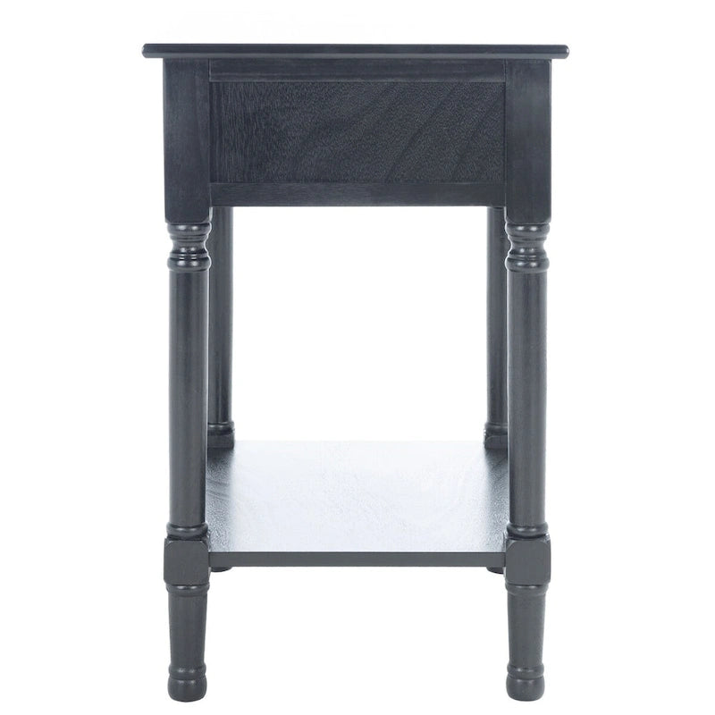 SAFAVIEH Eleanore Table de chevet à 1 tiroir et étagère inférieure - 48,3 L x 40,1 P x 66 H cm - 48,3Lx40,6Px66H