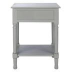 SAFAVIEH Eleanore Table de chevet à 1 tiroir et étagère inférieure - 48,3 L x 40,1 P x 66 H cm - 48,3Lx40,6Px66H