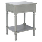 SAFAVIEH Eleanore Table de chevet à 1 tiroir et étagère inférieure - 48,3 L x 40,1 P x 66 H cm - 48,3Lx40,6Px66H