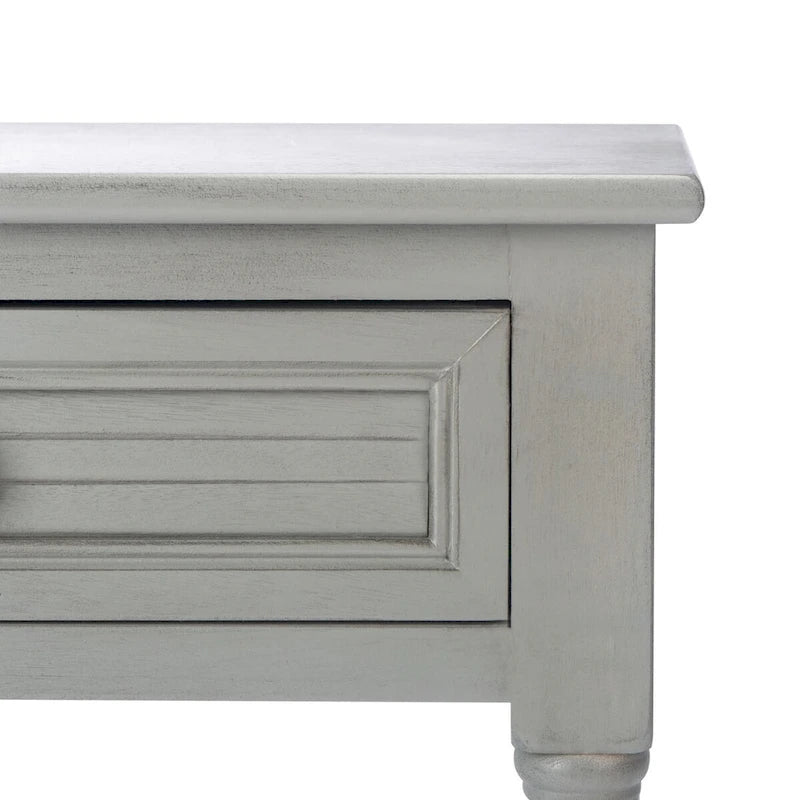 SAFAVIEH Eleanore Table de chevet à 1 tiroir et étagère inférieure - 48,3 L x 40,1 P x 66 H cm - 48,3Lx40,6Px66H