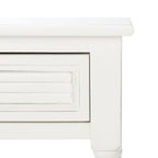SAFAVIEH Eleanore Table de chevet à 1 tiroir et étagère inférieure - 48,3 L x 40,1 P x 66 H cm - 48,3Lx40,6Px66H