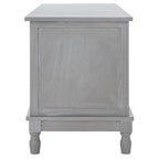 Meuble TV 2 portes 1 étagère Paola SAFAVIEH - 47 L x 16 P x 20 H - 47Lx16Px20H