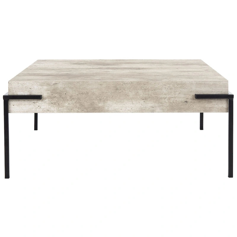 Table Basse Carrée Loraine SAFAVIEH - 32Wx32Dx14H