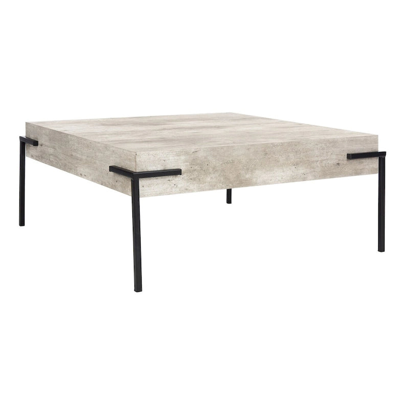 Table Basse Carrée Loraine SAFAVIEH - 32Wx32Dx14H