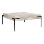 Table Basse Carrée Loraine SAFAVIEH - 32Wx32Dx14H