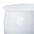 SAFAVIEH Karel Tabouret de table en métal argenté - 24 L x 24 P x 16,8 H - 24Wx24Dx17H
