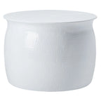 SAFAVIEH Karel Tabouret de table en métal argenté - 24 L x 24 P x 16,8 H - 24Wx24Dx17H