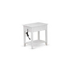 Ensemble de chambre à coucher East West Furniture King Size avec 1 cadre de lit et tables de chevet – Tissu lin beige brume (options de pièces)
