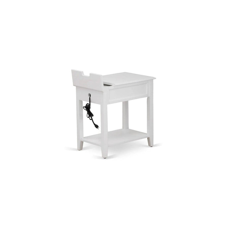 Ensemble de chambre à coucher East West Furniture King Size avec 1 cadre de lit et tables de chevet – Tissu lin beige brume (options de pièces)