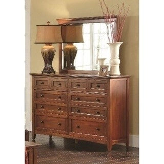 Ensemble de chambre à coucher 5 pièces Aiden en bois massif Simply Solid – très grand lit