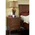Ensemble de chambre à coucher 5 pièces Aiden en bois massif Simply Solid – très grand lit