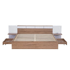 Lit plateforme queen-size avec tête de lit
