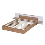 Lit plateforme queen-size avec tête de lit