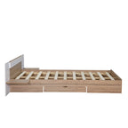 Lit plateforme queen-size avec tête de lit