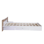 Lit plateforme queen-size avec tête de lit
