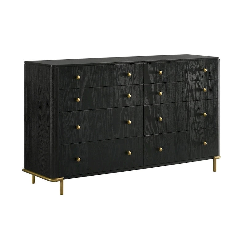Ensemble de chambre Anser noir et gris 4 pièces