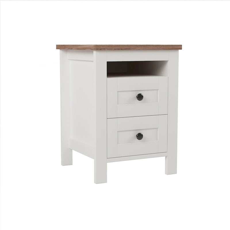 Ensembles de chambre complète 3 pièces avec table de chevet et commode