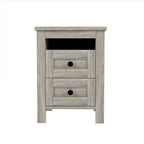 Ensembles de chambre complète 3 pièces avec table de chevet et commode